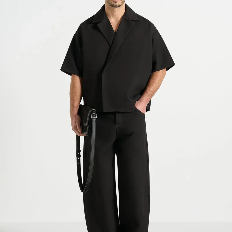 Ensemble chemise croisée + Pantalon