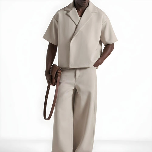 Ensemble chemise croisée + Pantalon